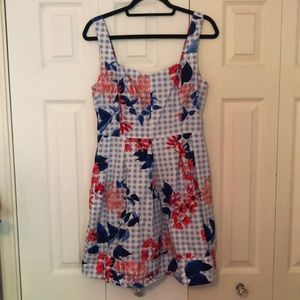 Draper James gingham floral dress